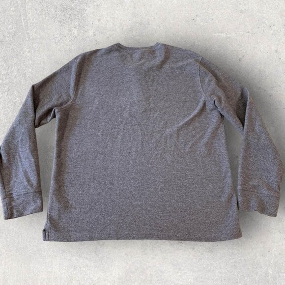 Untuckit Sweatshirt Men’s Size Large Tan Henley Casual Pullover - Picture 6 of 6